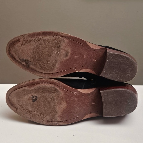 Sam Edelman Petty Suede Ankle Bootie, Black, Size 8 - Picture 8 of 8